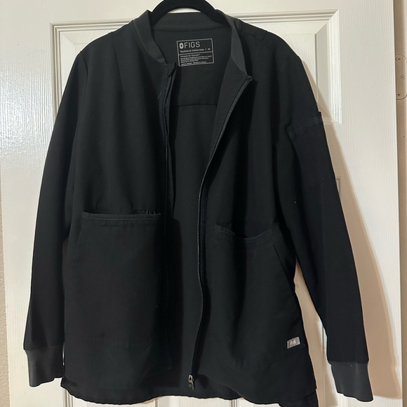 Black figs scrub jacket - Picture 1 of 4